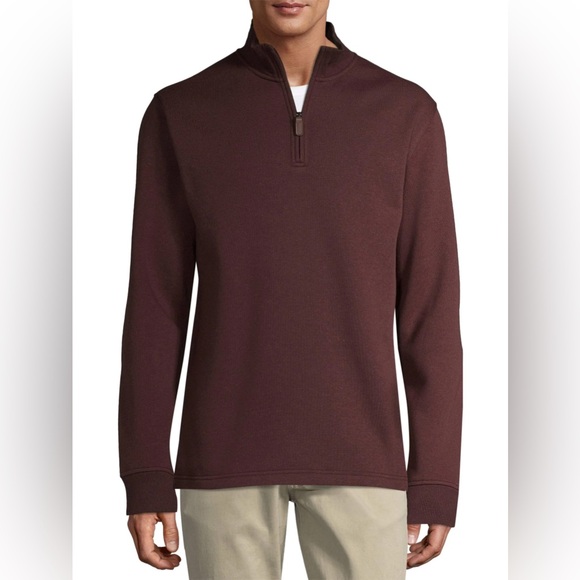 George Men's Quarter Zip Fleece - Picture 1 of 8